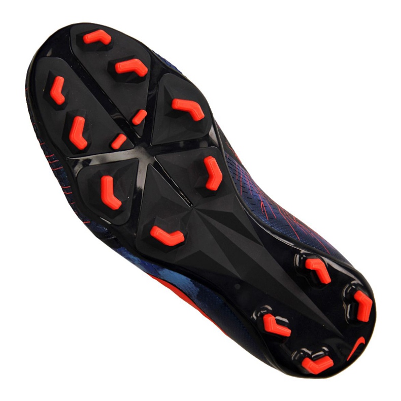 Kopačky Nike Phantom Vnm Elite Fg Jr AO0401-440 černá námořnická modrá 2