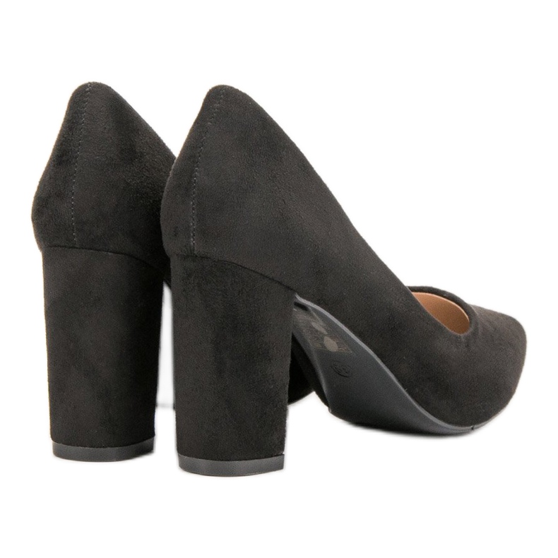 Diamantique Černé semišové lodičky černá 1