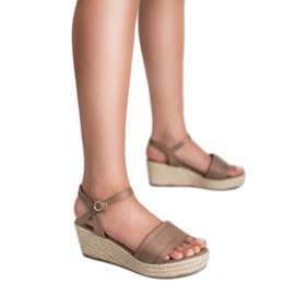 Vices Sandály Na Platformě hnědý 2