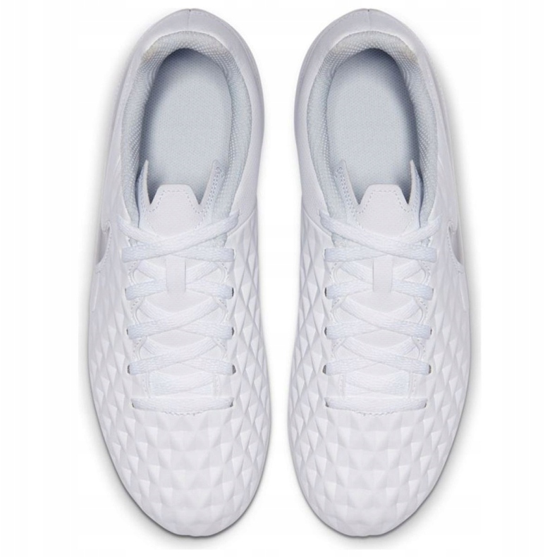 Kopačky Nike Tiempo Legend 8 Club FG / MG Jr AT5881-100 vícebarevný bílý 2