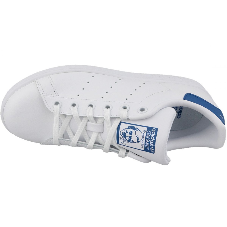 Bílé boty Adidas Stan Smith Jr S74778 bílý 2