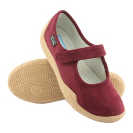 Dr.ORTO Befado dámské boty pu-young pu 197D003 bordó červené 3