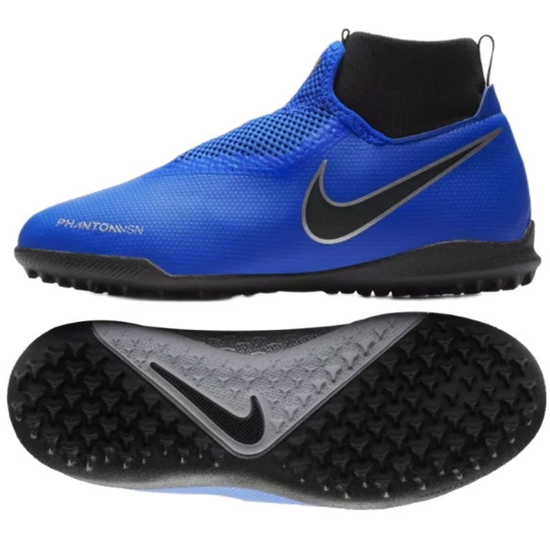 Kopačky Nike Phantom Vsn Academy Df Tf Jr AO3292-400 modrý modrý 1