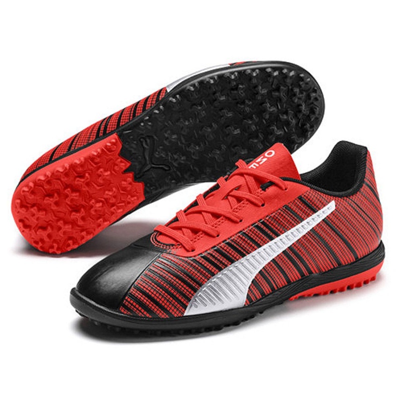 Kopačky Puma One 5.4 Tt Jr 105662 01 vícebarevný červený 2