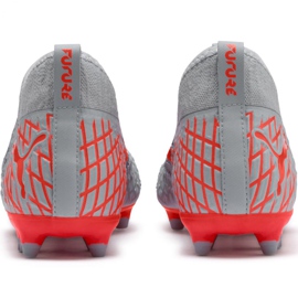 Kopačky Puma Future 4.3 Netfit Fg Ag M 105612 01 vícebarevný šedá 5