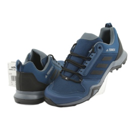 Trekové boty adidas Terrex AX3 M BC0527 černá námořnická modrá šedá 3