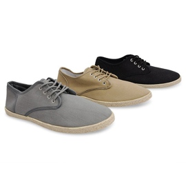 Tenisky Espadrilles Straw Sole 8740 Black černá 1