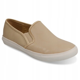 Nazouvací tenisky Slip On 2207 béžová béžový 1