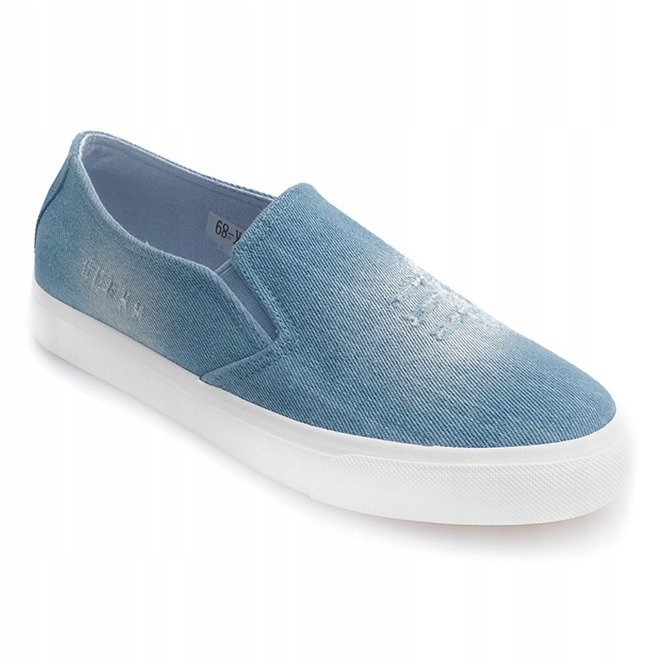 Slip On Jeans K-89 Blue námořnická modř modrý 1