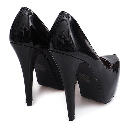 Lakované kolíky na platformě LE107 Black černá 1