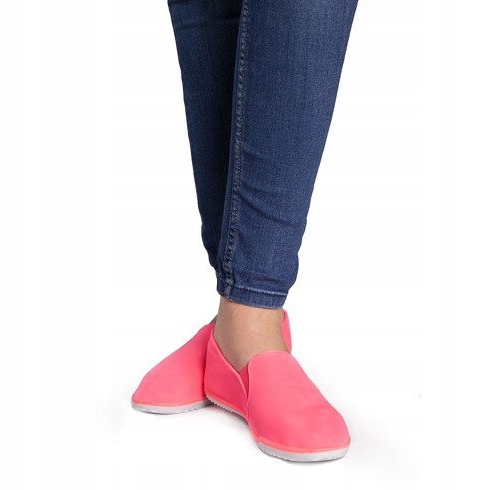 Růžové nazouvací tenisky Lycra HB-1 růžový 2 Růžové nazouvací tenisky Lycra HB-1 růžový 2