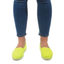 Lycra PT7205 žluté nazouvací tenisky žluť 2
