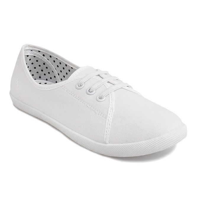 Svázané tenisky Slip On BE43 White bílý 2