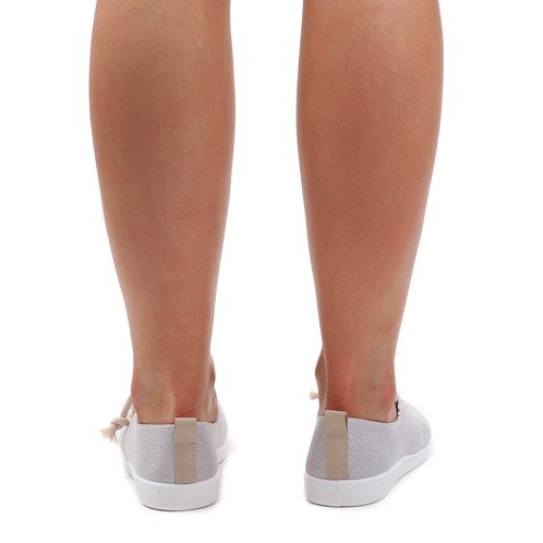 Stříbrné šněrovací tenisky VT79-3 šedá 1 Stříbrné šněrovací tenisky VT79-3 šedá 1