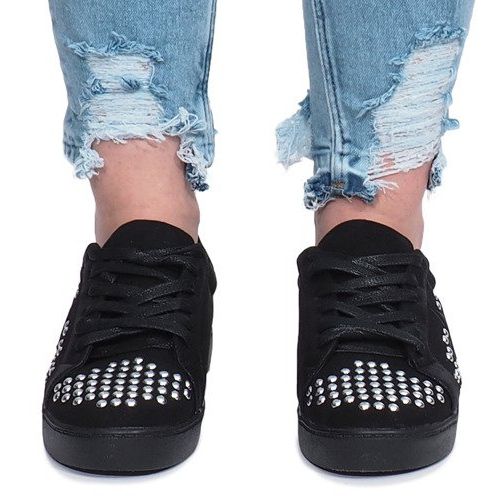 Černé tenisky od hvězd Angers černá 1