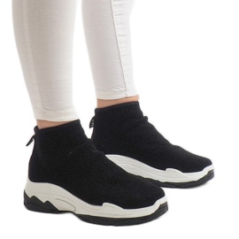 Černé sportovní tenisky A88-22 černá 1