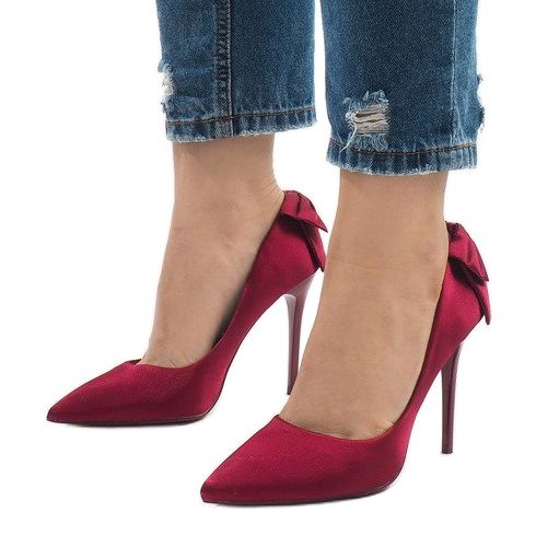 Klasické červené mašličky LB-336 1