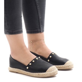 Černé espadrilky A7-001 černá 1