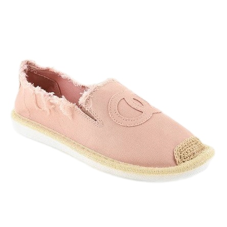Růžové nazouvací espadrilky NB273P-7 růžový 1