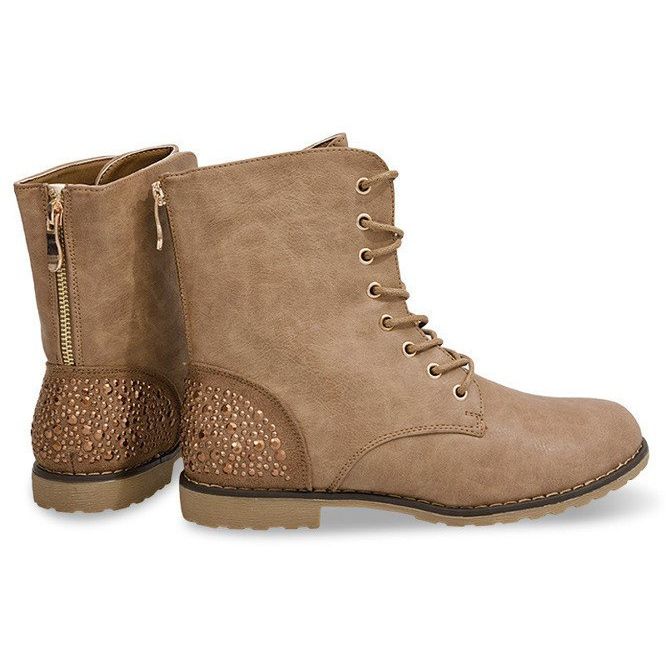 Bohatě zdobené kozačky 1511-8 Khaki vícebarevný zelená 1