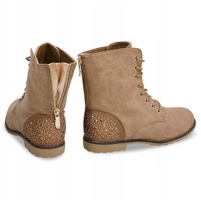 Bohatě zdobené kozačky 1511-8 Khaki vícebarevný zelená 2