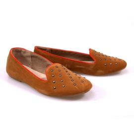 Studded Lords 957 Camel hnědý 1