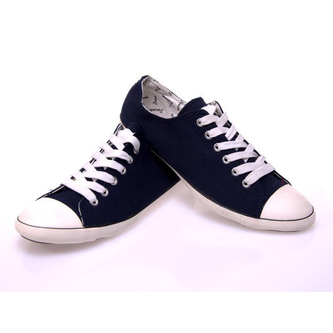Tenisky z látky 123 Navy Blue námořnická modř 1