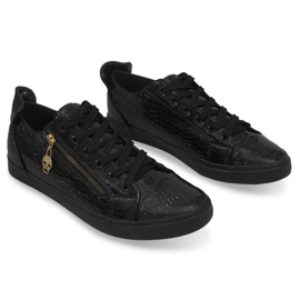 1508 černé pánské tenisky černý 1