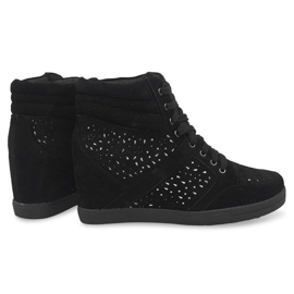 Semišové tenisky 875 černé černý 1