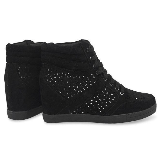 Semišové tenisky 875 černé černý 1