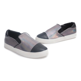 Slip On 021 šedé tenisky šedá 1