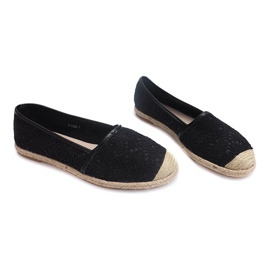 Balerínky Espadrilles A168 Černá 2