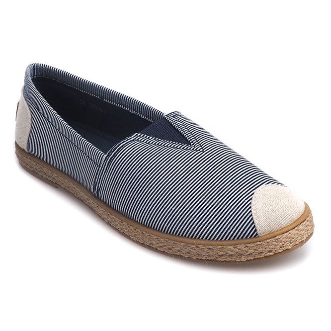 Plátěné espadrilky 326 modré tenisky modrý 1 Plátěné espadrilky 326 modré tenisky modrý 1