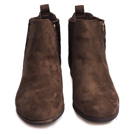 Suede Booties Jodhpur M-61 Khaki vícebarevný 1