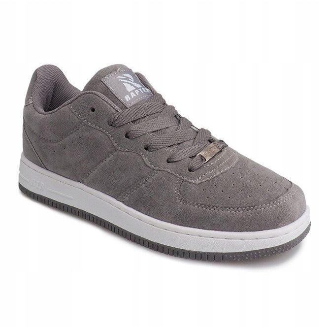 Semišové tenisky Air Force B780 Grey šedá žluť 1