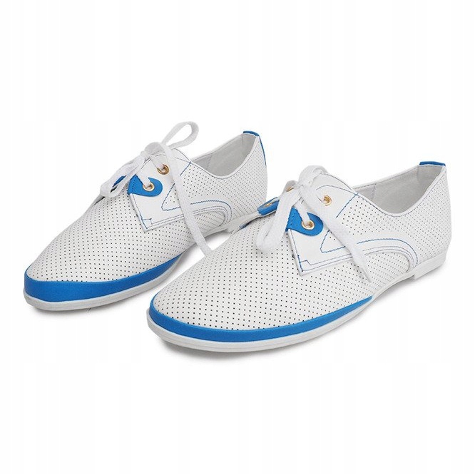 Prolamované jazzové boty CS002 bílé bílý 1