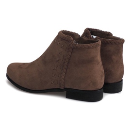 Suede Booties Chelsea boty 100-602 Khaki 1 Suede Booties Chelsea boty 100-602 Khaki 1