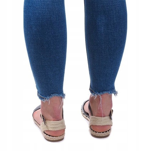 Sandály Espadrilles Ballerinas 6351 Black černý 2