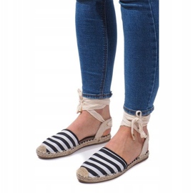 Sandály Espadrilles Ballerinas 6368 Black černá 1