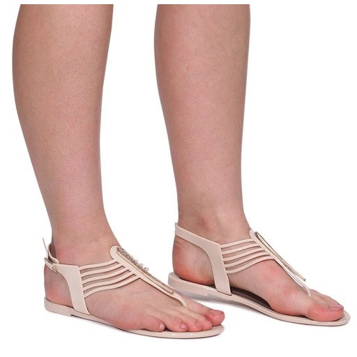 Sandály Meliski S Cyrkoniami 001-356 Béžová béžový 1