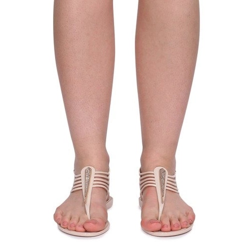 Sandály Meliski S Cyrkoniami 001-356 Béžová béžový 2