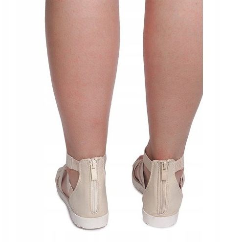 Římské sandály LEI-109 Beige béžový 1