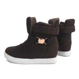 Klínové tenisky 669 olivové zelená 2