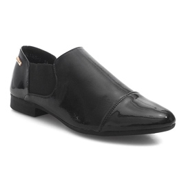 Klasické nazouvací boty TL1165-1 černé černý 2