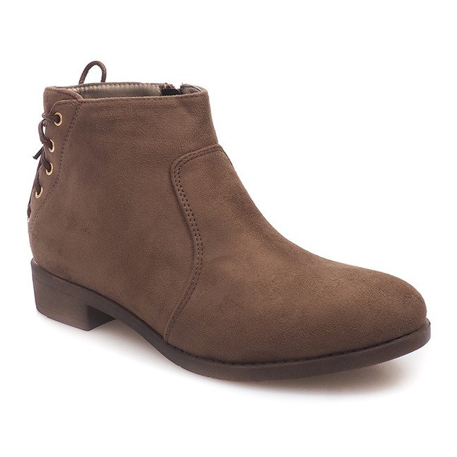 Klasické šněrovací boty Y606 Khaki zelený 2