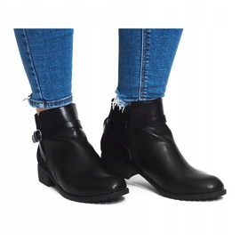 Zdobené botami LM-201 Black černá 2