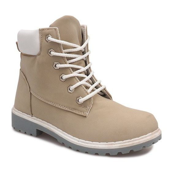 Timberki Trapery 6612-4 béžová béžový 1 Timberki Trapery 6612-4 béžová béžový 1