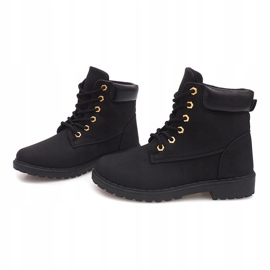 Timberki Trapery 6612 Black černá 1