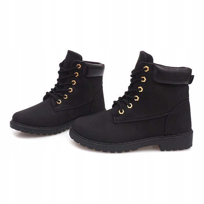 Timberki Trapery 6612 Black černá 1