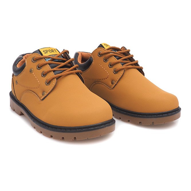 Klasické boty Brogues JX-20 Camel hnědý 1